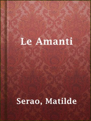 cover image of Le Amanti